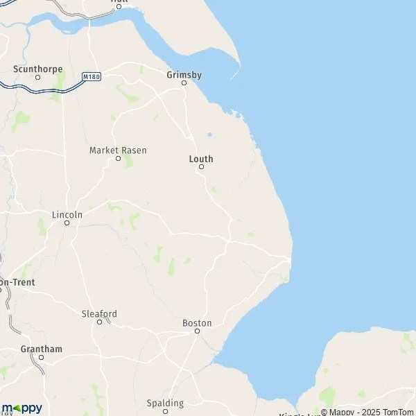 Map Kirkby on Bain map of Kirkby on Bain (LN10 6) and practical